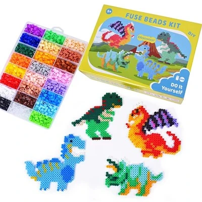 Dinozaurų saugiklių karoliukų „pasidaryk pats“ rinkinys